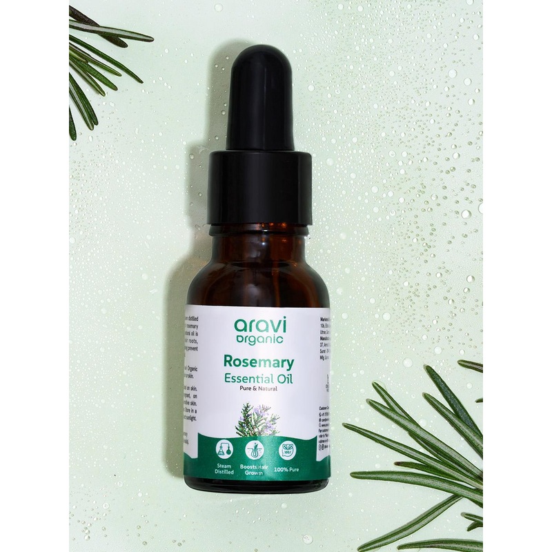 Aravi Organic Pure & Natural Rosemary Essential Oil For Hair Growth – 30ml