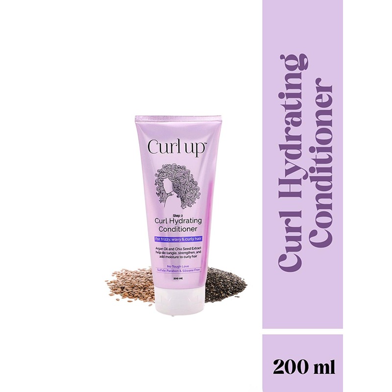 Curl up Argan Oil & Chia Seed Extract Curl Hydrating Conditioner – 200 ml