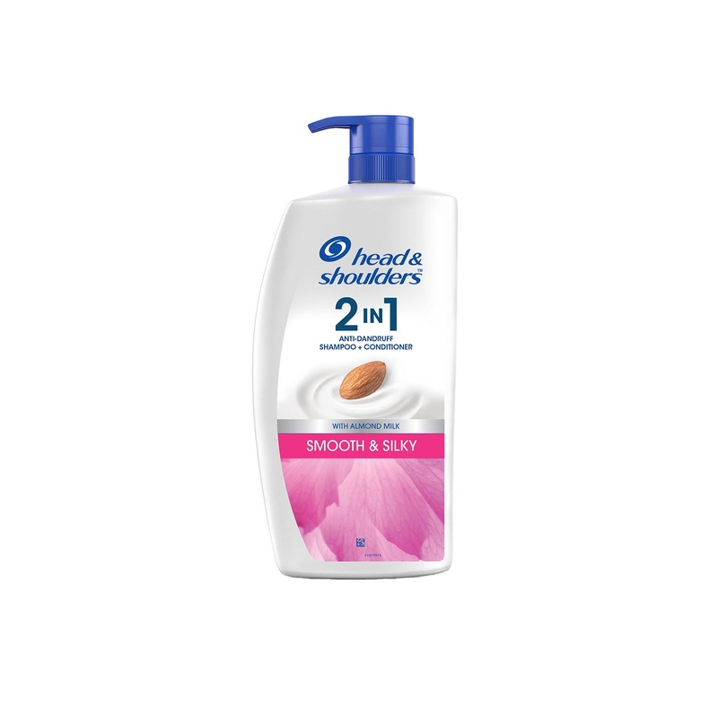 Head & Shoulders 2-in-1 Smooth & Silky Anti-Dandruff Shampoo + Conditioner – 1L