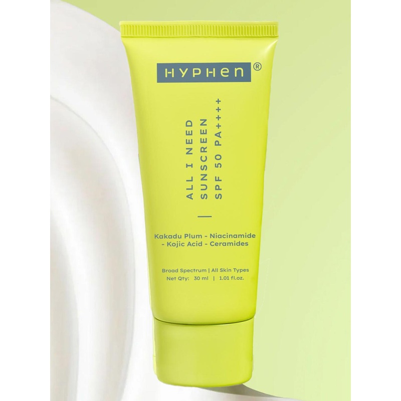 Hyphen All I Need SPF50 PA++++ Sunscreen with Niacinamide – 30ml