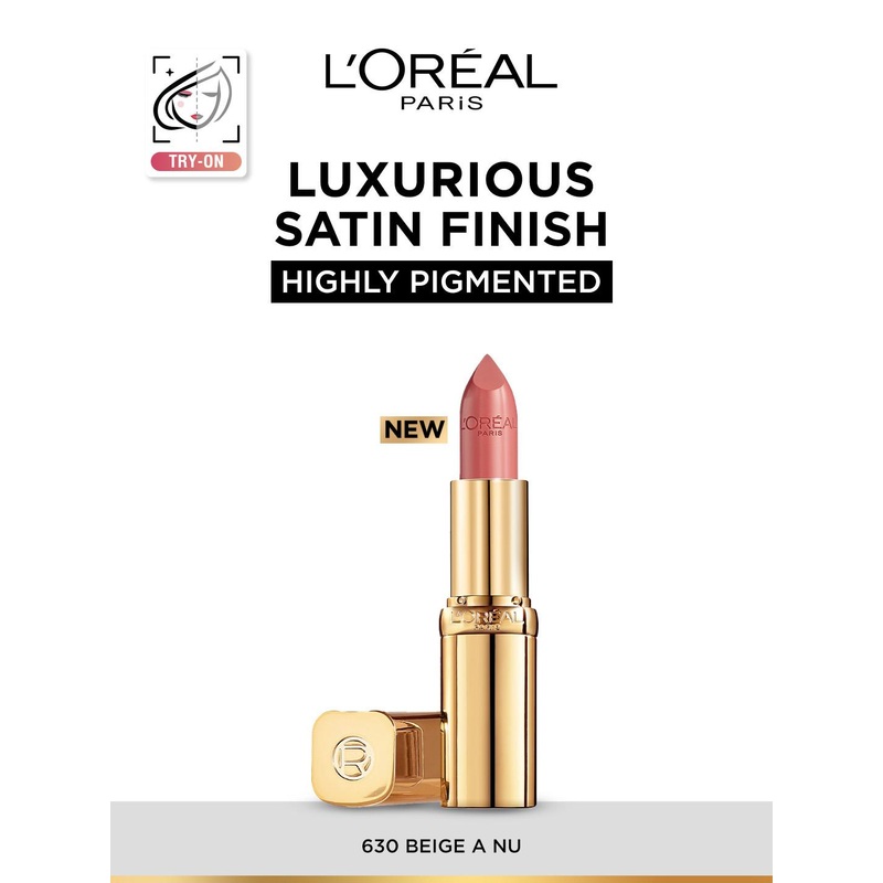 LOreal Paris Color Riche Satin Lipstick – 630 Beige A Nu