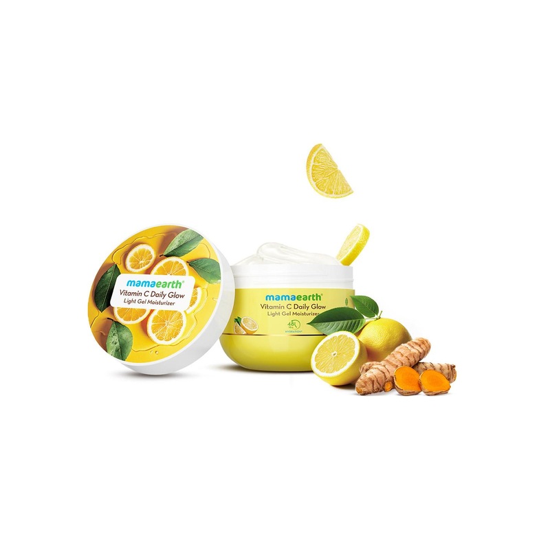 Mamaearth Vitamin C Daily Glow Light Gel Moisturizer With Turmeric – 200 g