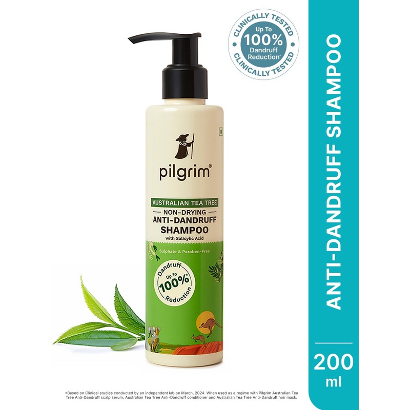 Pilgrim Australian Tea Tree Anti-Dandruff Shampoo With Salicylic Acid- 200 ml