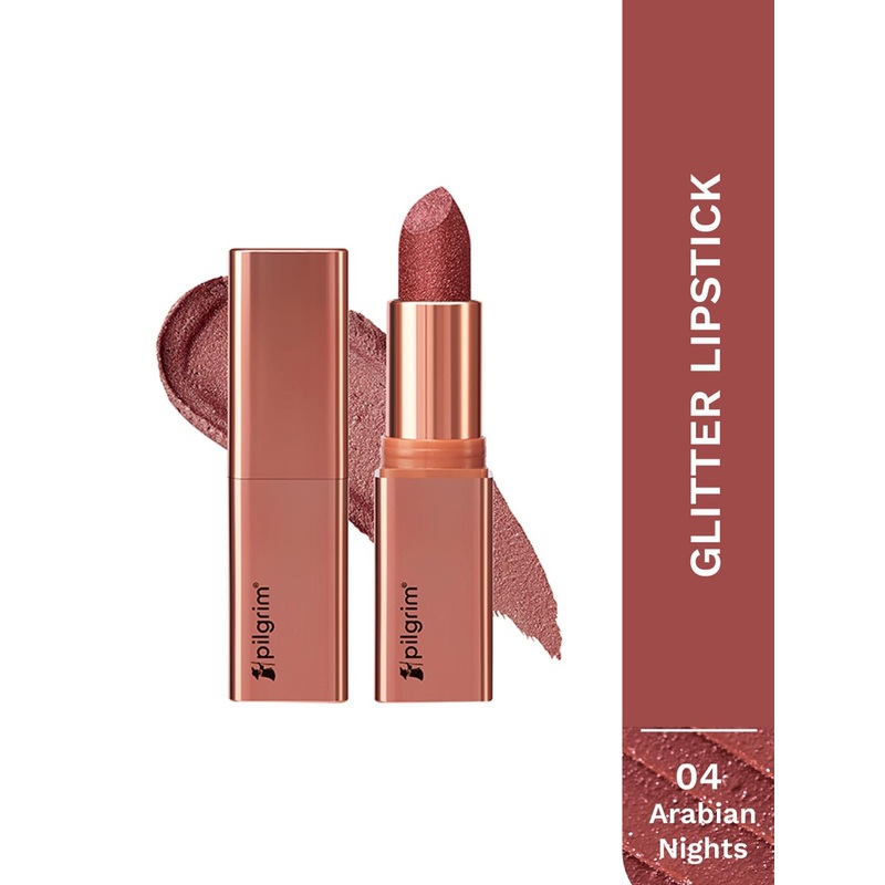 Pilgrim Dubai Bling 3D Glitter Formula With Matte Finish Lipstick- 4.2 g- Arabian Nites-04