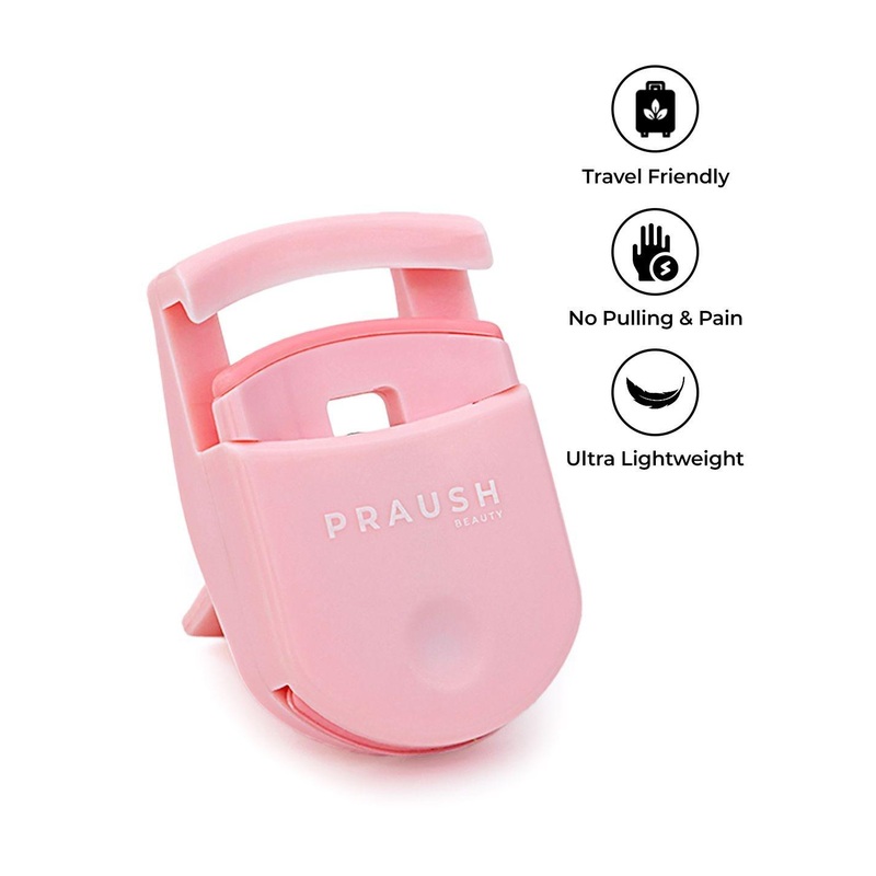 Praush Women Ultra Lightweight Pocket Eyelash Curler – Pink