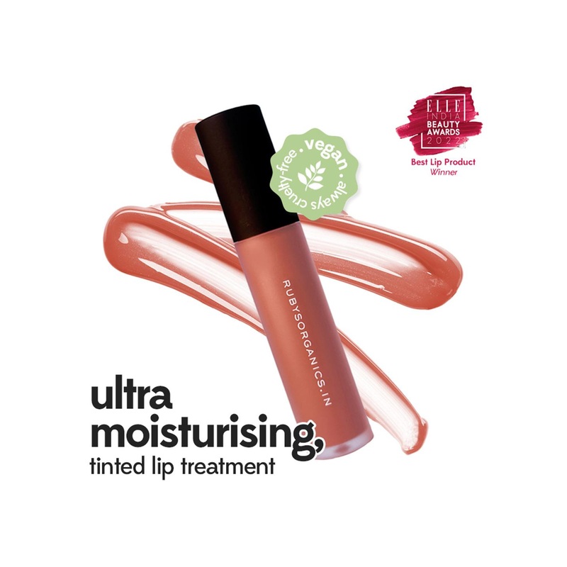 Ruby’s Organics Hydrating & Nourishing Lip Oil Gloss with Almond Oil 6.5ml – Toffee