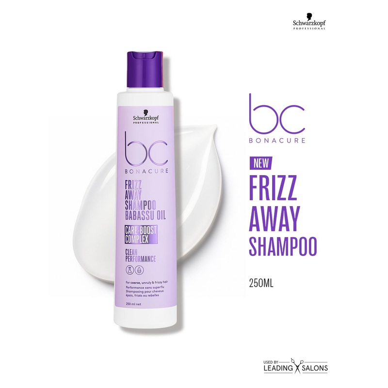 Schwarzkopf PROFESSIONAL Bonacure Frizz Away Shampoo with Babassu Oil For Dry Hair-250ml