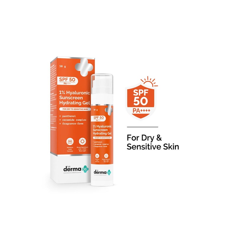 The Derma co. 1% Hyaluronic Sunscreen Hydrating Gel – 50g