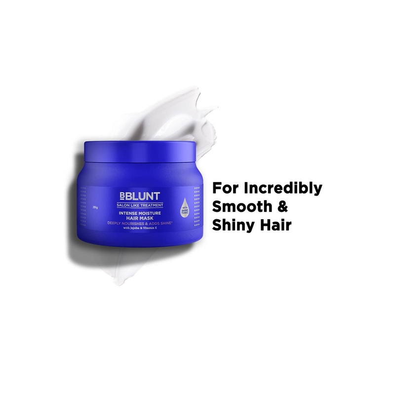 BBLUNT Intense Moisture Hair Mask with Jojoba Oil & Vitamin E – 250 g