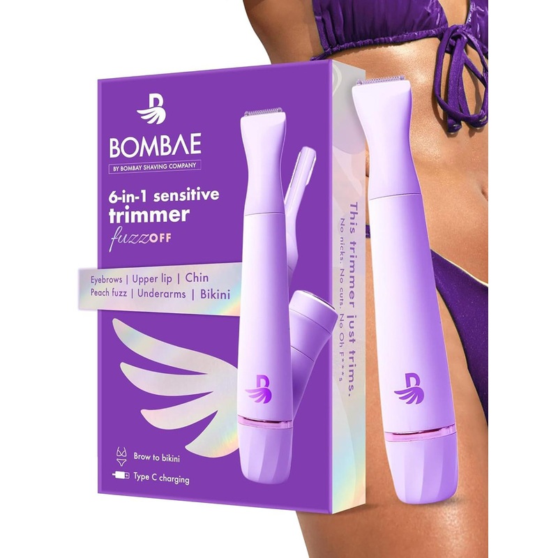BOMBAE Sensitive 6-in-1 Smooth Bikini And Face Trimmer