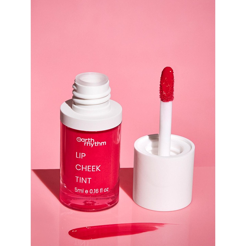 Earth Rhythm Lip & Cheek Tint With Pomegranate Flower Extracts & Jojoba Oil – Cherry 5ml