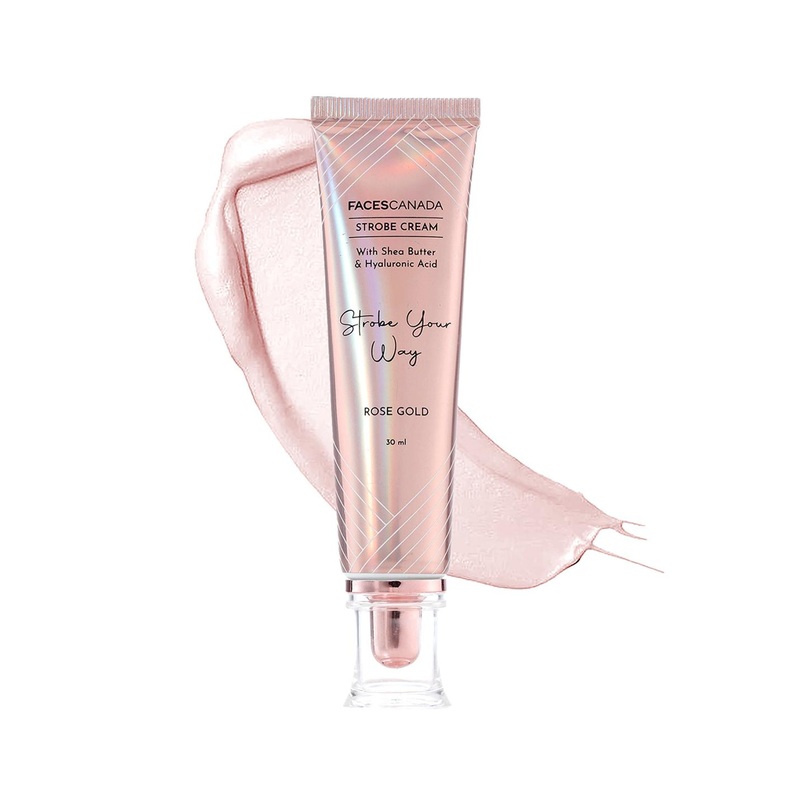 FACES CANADA Strobe Your Way Strobe Cream with Shea Butter & HA 30 ml – Rose Gold