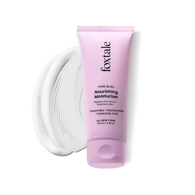 FoxTale Pure Bliss Nourishing Moisturiser with Niacinamide – 100 ml