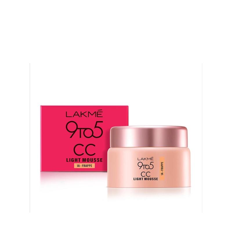 Lakme 9to5 CC Light Mousse with Vitamin E 25g – Frappe 1A