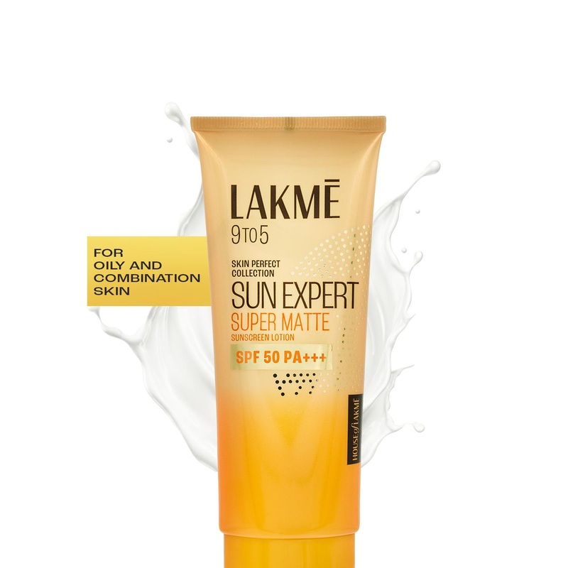 Lakme Matte Sunscreen SPF 50 PA+++ Niacinamide-UVA\u002FB Protection – 100ml