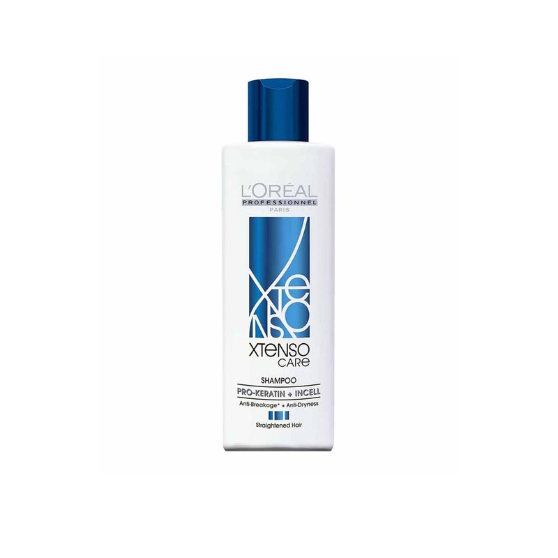 LOreal Professionnel Xtenso Care Shampoo for Frizz-Free, Smooth & Manageable Hair – 250ml
