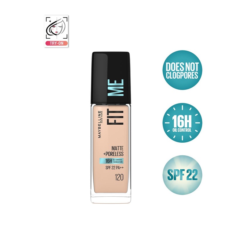Maybelline New York Fit Me Matte+Poreless Liquid Foundation 30 ml – Classic Ivory 120