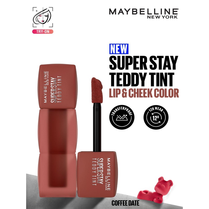 Maybelline New York Superstay Teddy Tint Lip & Cheek Color 5ml – Coffee Date
