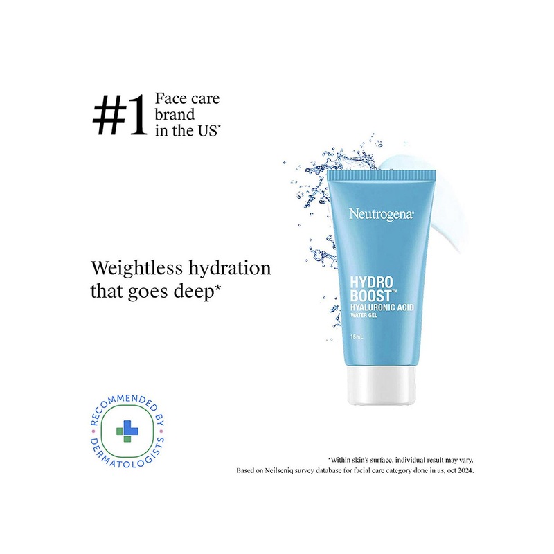 Neutrogena Hydro Boost Hyaluronic Acid Water Gel Face Moisturiser 15g