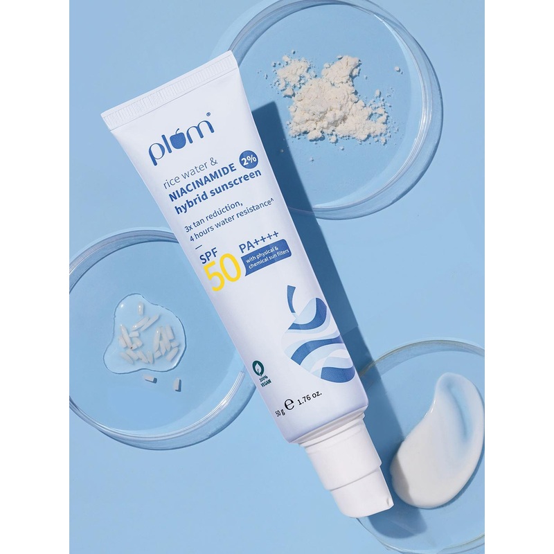 Plum 2% Niacinamide Sunscreen SPF 50 PA+++ UVA\u002FB To Reduces Tan – 50g