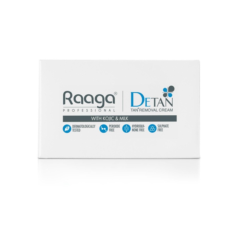 Raaga Professional Pack of 6 DeTan Tan Removal Cream with Honey & Kojic 12g Each