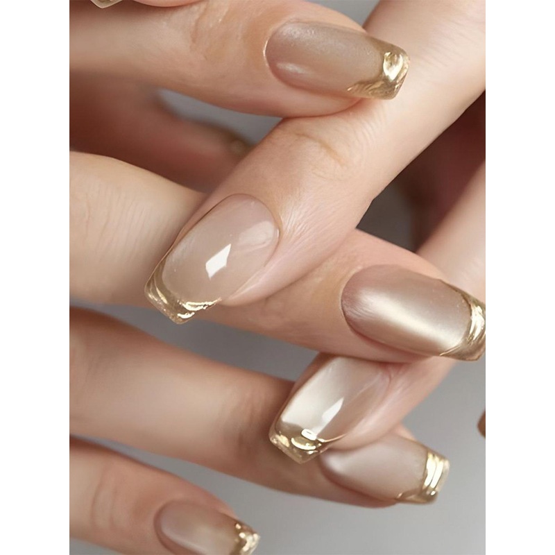 The Pink Truck Set of 24 Reusable Press-On False Nails Kit