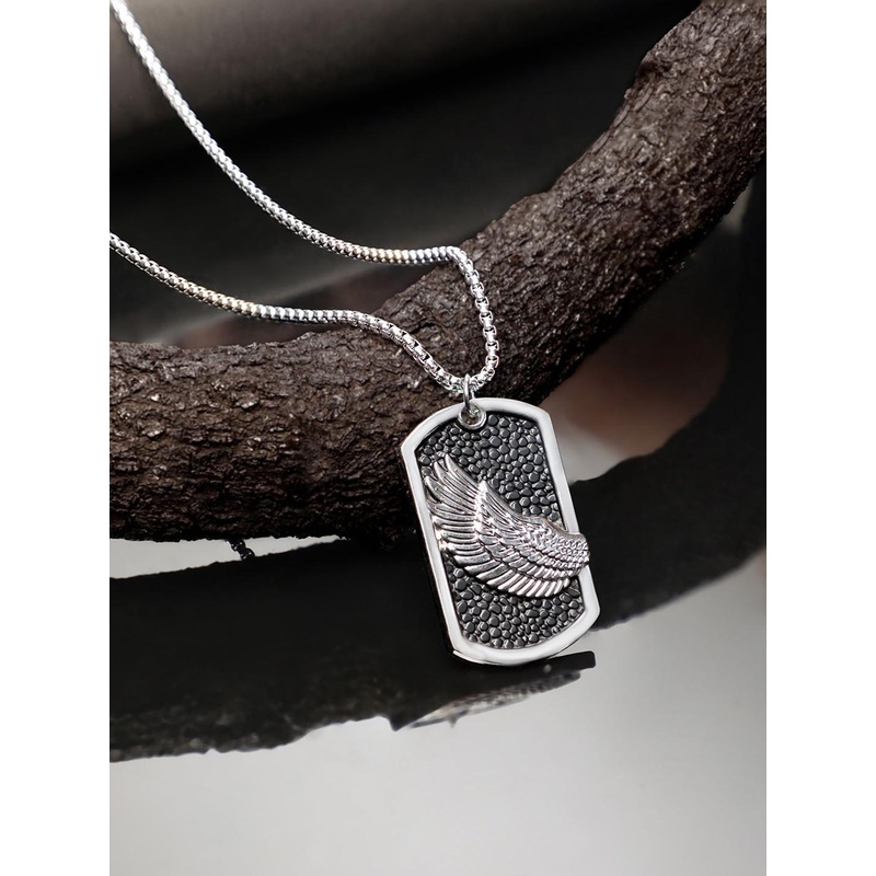 The Roadster Lifestyle Co. Rhodium Plated Steel Tarnish-Free Demi-Fine Pendant Chain