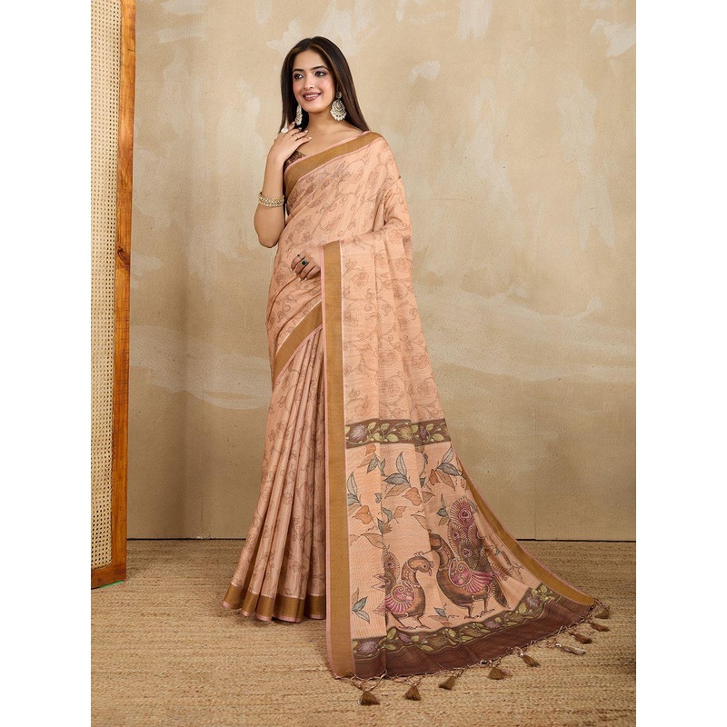 all about you Ethnic Motifs Madhubani Printed Saree