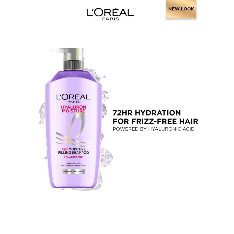LOreal Paris Hyaluron Moisture Shampoo with Hyaluronic Acid for Dry & Dehydrated Hair – 1L