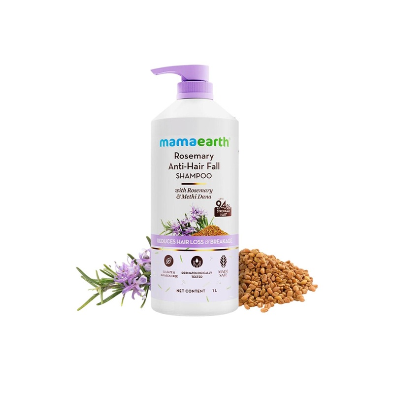 Mamaearth Rosemary Anti-Hair Fall Shampoo With Rosemary & Methi Dana- 1 L