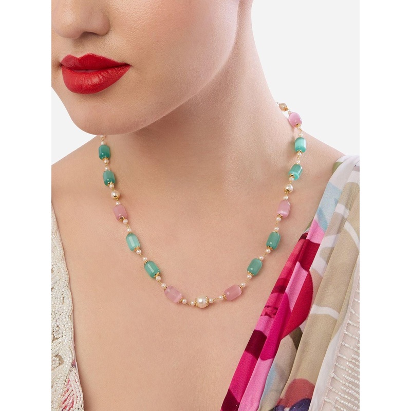 Zaveri Pearls Gold-Plated Necklace