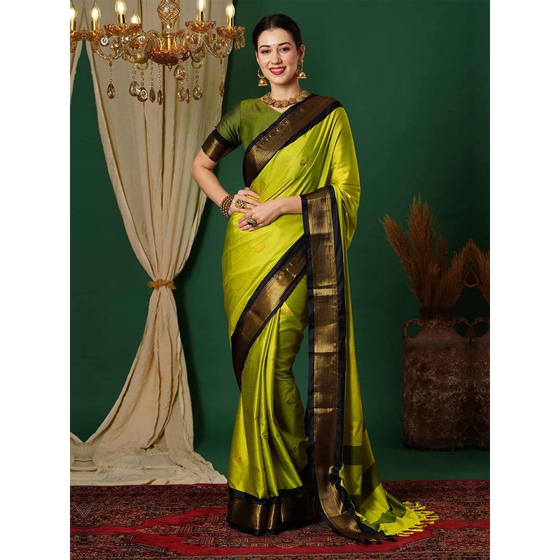DIVASTRI Woven Design Zari  Mysore Silk Saree