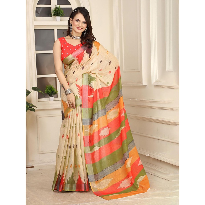 Anouk Ethnic Motifs Printed Saree