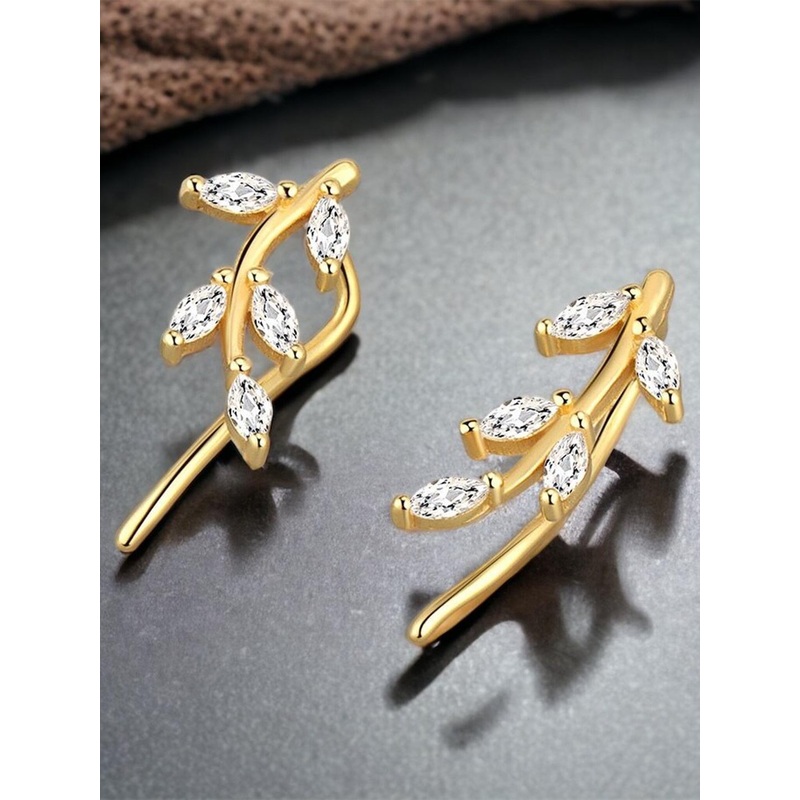 MYKI Gold-Plated Classic Studs Earrings