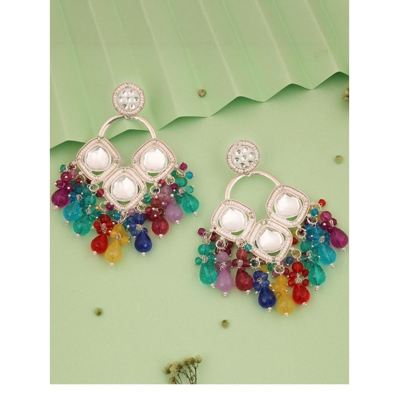 Anouk Drop Kundan Earrings