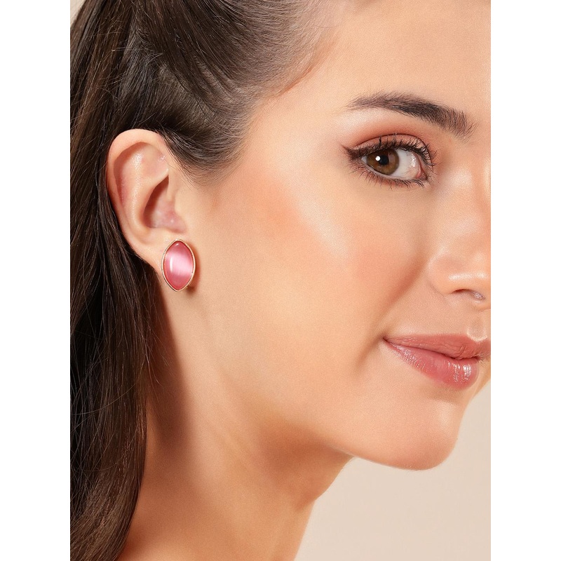 Anouk Gold Plated Contemporary Studs Earrings