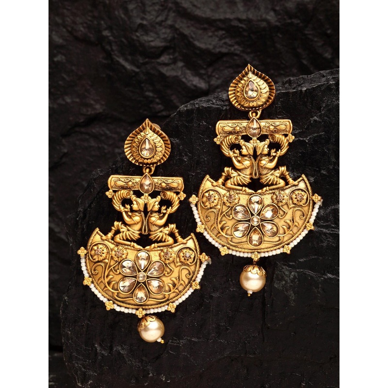 PANASH Gold-Plated Classic Drop Earrings