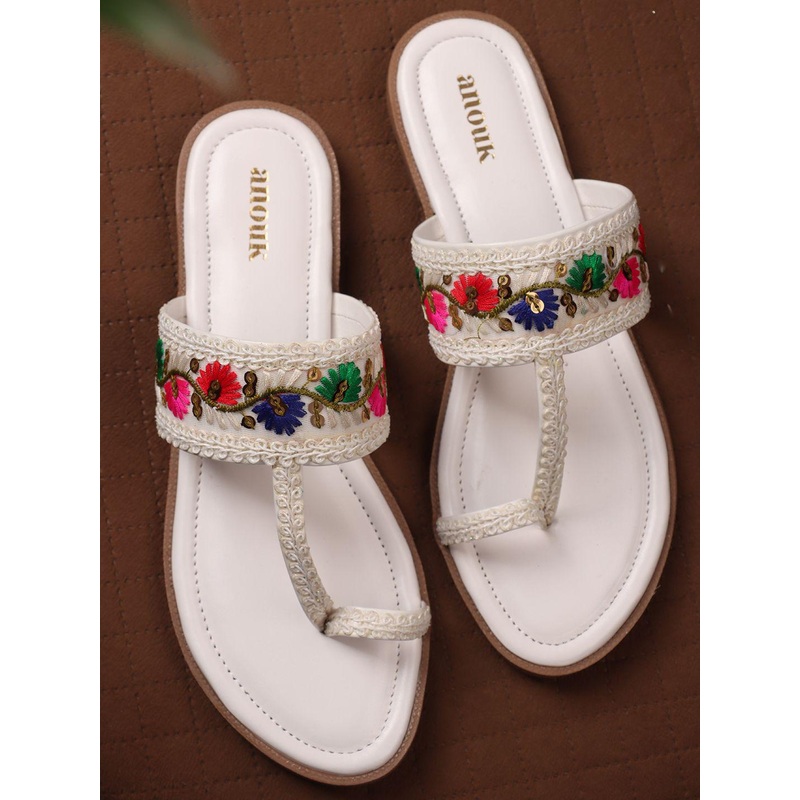 Anouk Women Embellished One Toe Flats