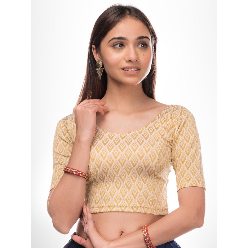 Bindigasm’s Advi Woven Design Saree Blouse