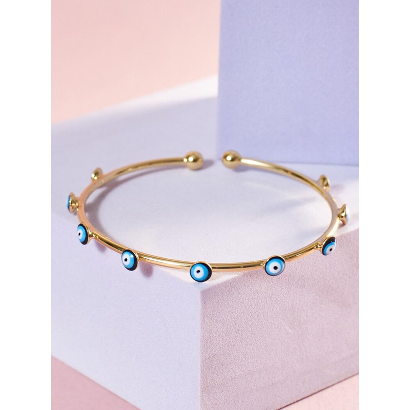 SALTY Women Gold-Plated Bangle-Style Bracelet