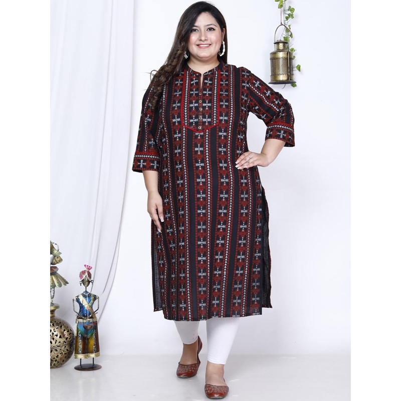 Swasti Floral Embroidered Cotton Kurta