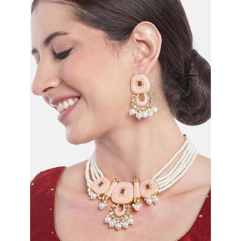 Anouk Gold-Plated Beaded Jewellery Set