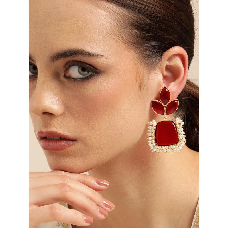 Anouk Gold Plated Classic Drop Earrings