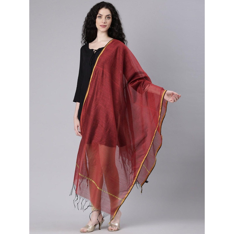 Souchii Art Silk Tasselled Dupatta