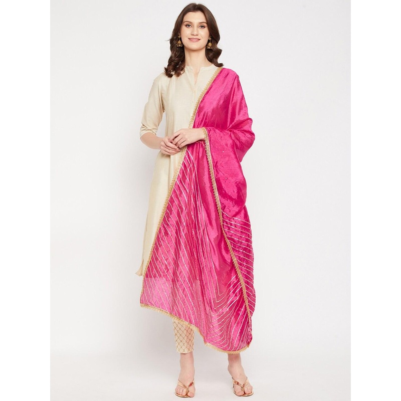 Clora Creation Geometric Embellished Dupatta