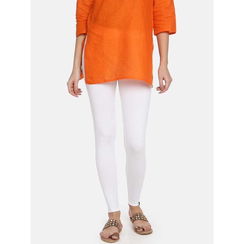 TWIN BIRDS Women Solid Super Stretch Cotton Ankle Length Leggings