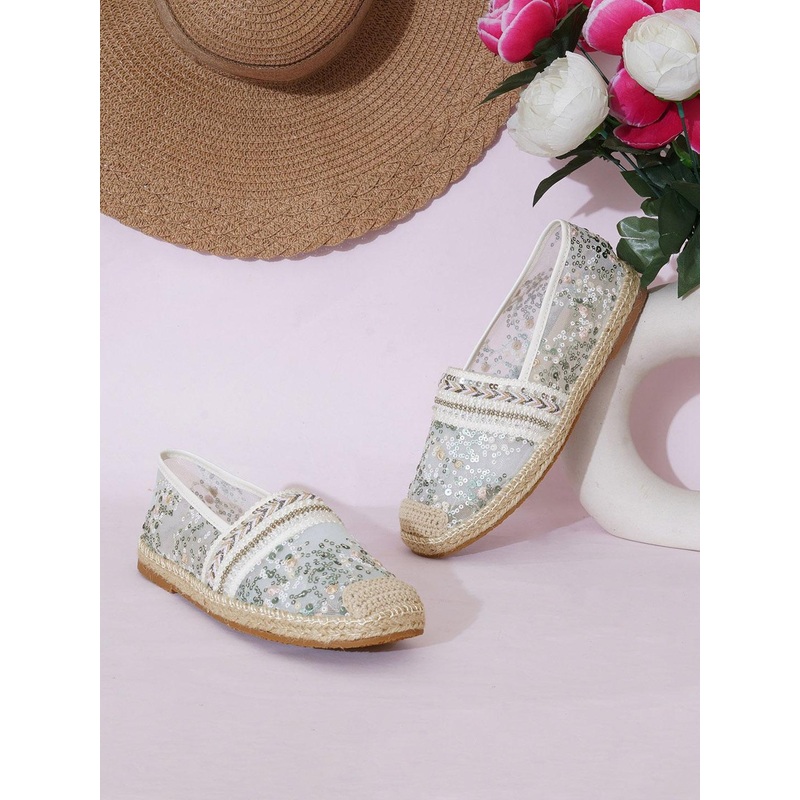 THE WHITE POLE Women Embellished Loafers