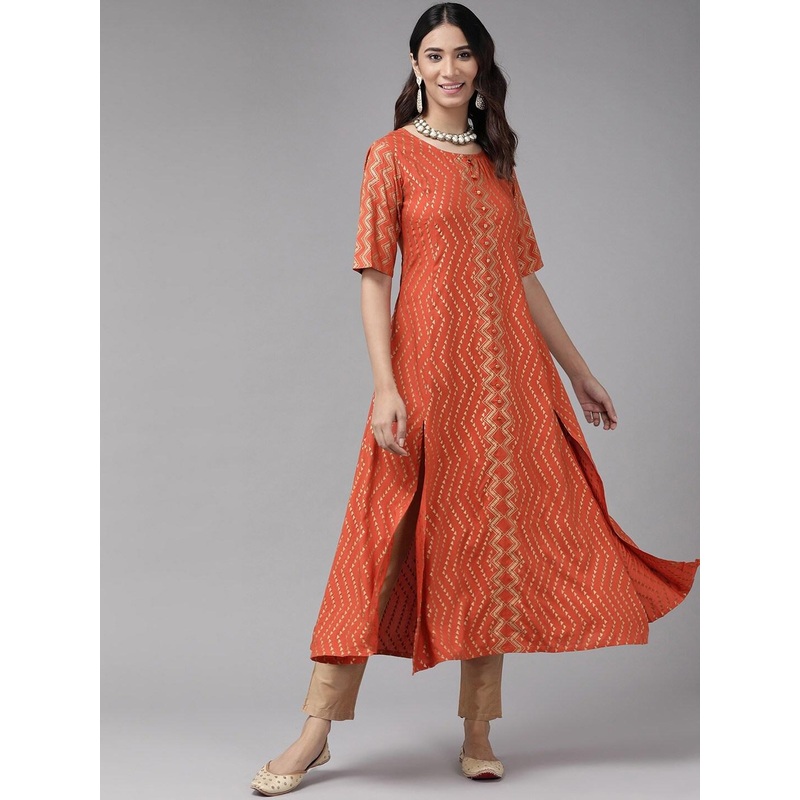 YASH GALLERY Ethnic Motifs Printed Kurta