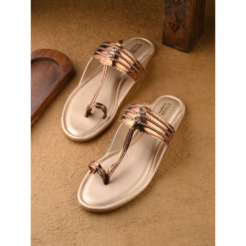 Anouk Embellished One Toe Flats