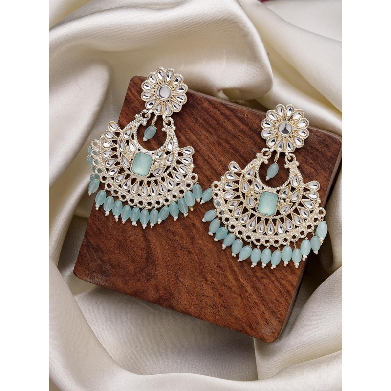 Anouk Gold-Plated Crescent Shaped Chandbalis